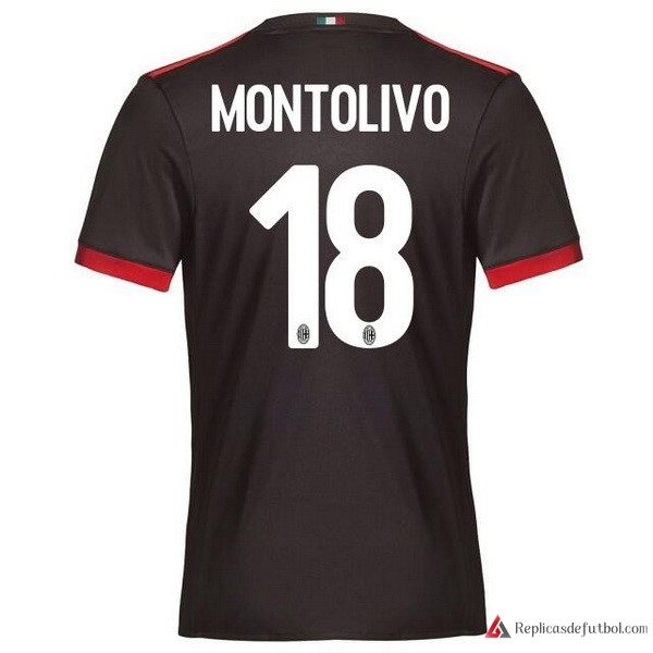 Camiseta Milan Tercera equipación Montolivo 2017-2018